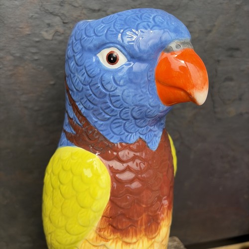 New parrot vase - new,