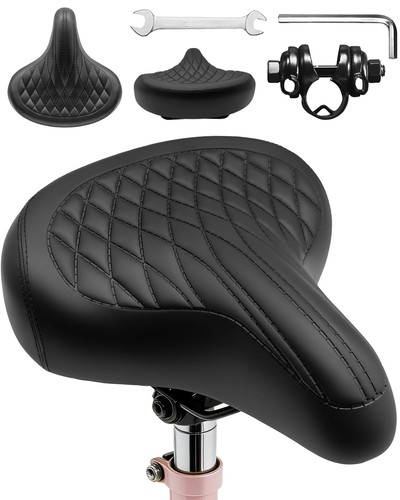 Oversized wide bike - wide, seat