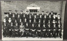 WW2 Gosport Training center HMS St Vincent staff inc Wrens WRNS  photo 14 by 9cm