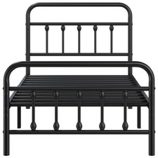 Metal Bed Frame with High