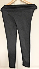 Ladies Womens Pleated Crinkle Comfortable Leggings Size Large L