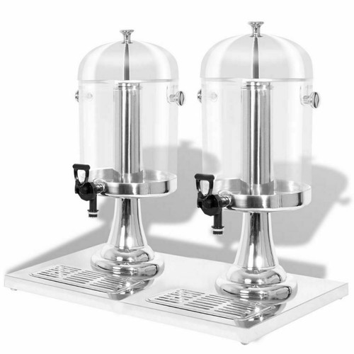 Double juice drink dispenser - drink,