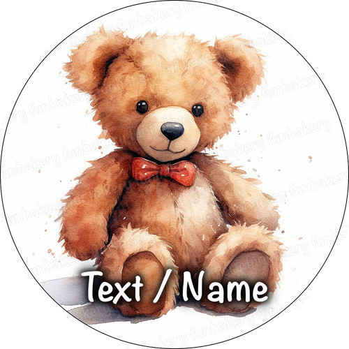 Teddy bear cake topper party - teddy,
