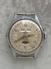 A Rare Enicar Ref. 132AaC Calendar Moonphase Felsa 693 Automatic Wristwatch