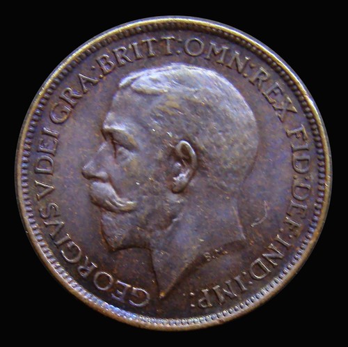Farthing 1914 gef - farthing, mint