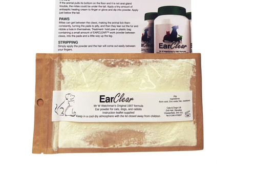 Earclear powder ear mites - powder,