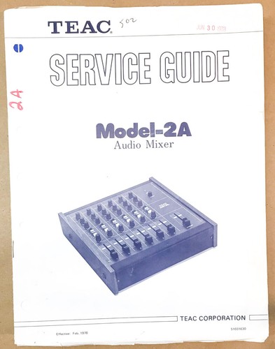 Teac model audio mixer - teac,