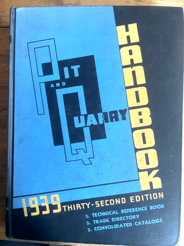 1939 pit quarry handbook - &,