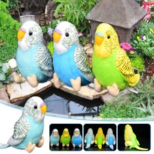 Simulation Budgerigar Plush Toy Realistic Soft Stuffed Bird Doll Kids Xmas Gift