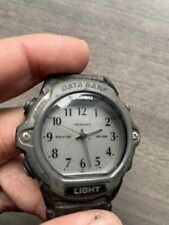 Vintage Casio Abx 23 Ana Digi World Time Databank Watch Fully Works 