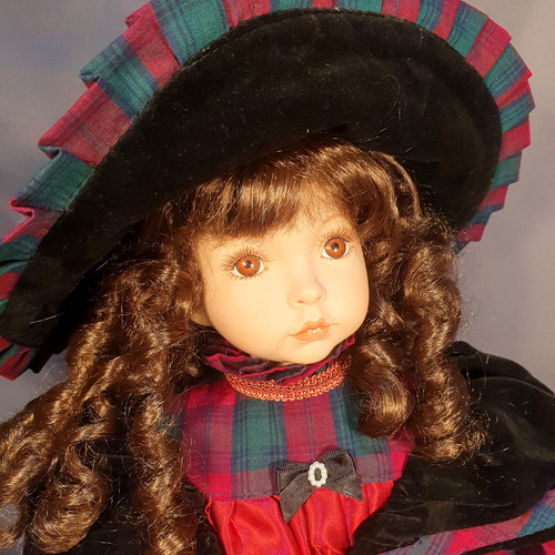 Porcelain doll emily - porcelain,