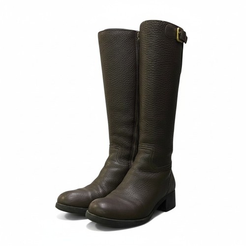 4e18 prada leather long boots - 4e18,