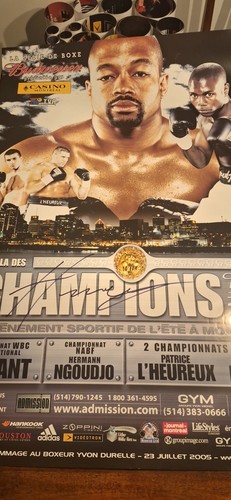 Signed boxing poster gala - boxing,