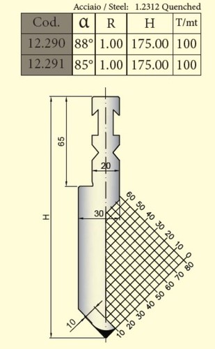 Press brake tooling - press,