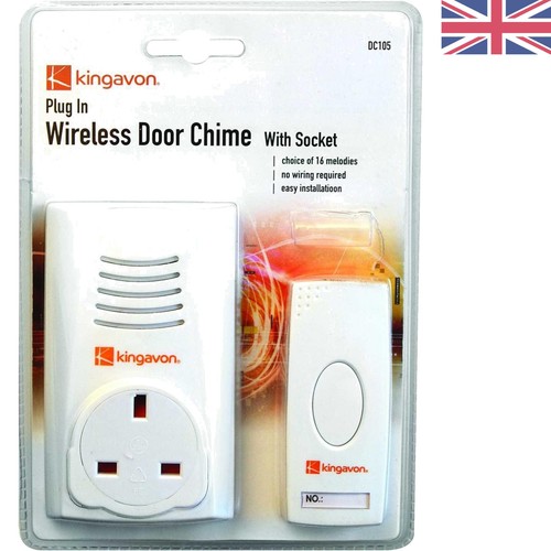 Wireless door chime with - chime,