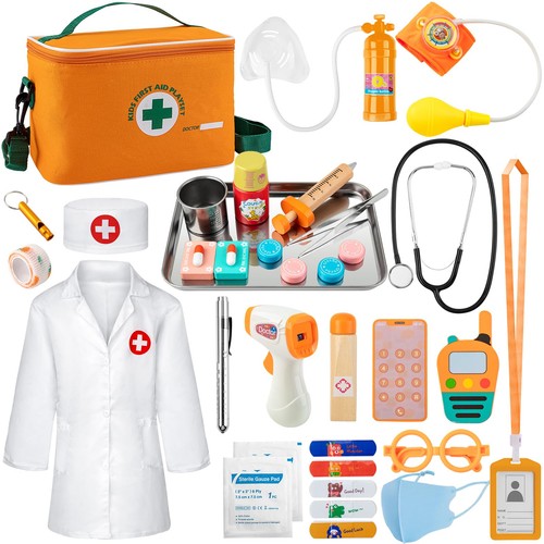 Doctors set for kids wooden - doctors,