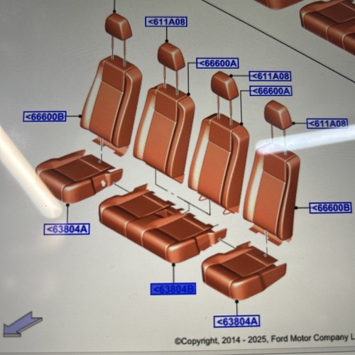 Ford transit mk8 rear seat - transit,