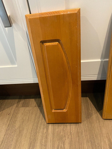 Solid pine curved top kitchen - pine,