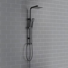 Large Waterfall Black Square