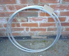 2x  WEINMANN 613  NARROW POLISHED 36 HOLE 700c  RIMS, 1980's