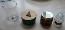 Job lot of candle jars including Winter Wonderland and Yankee Candle