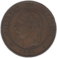 1864 france napoleon iii 10 - napoleon,