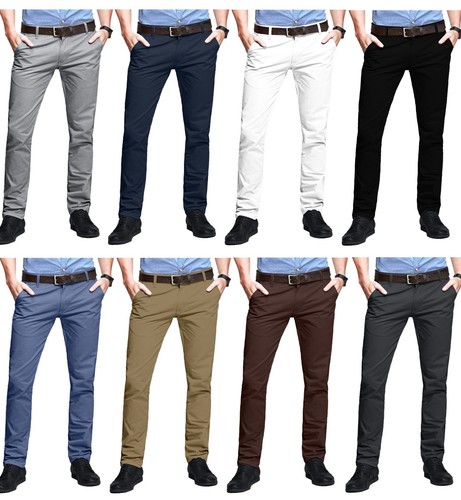 Mens chino trousers slim - mens,
