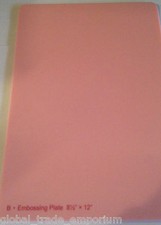 NEW 8.5"x12.25" PINK CUTTING /