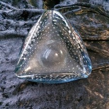 Whitefriars Glass Blue Ashtray