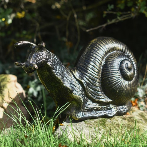 Giant snail garden sculpture - sculpture,