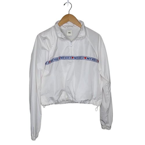 Vans womens white jacket - womens,