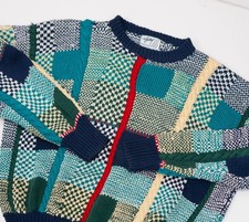 Vintage Handknit Sweater Mens