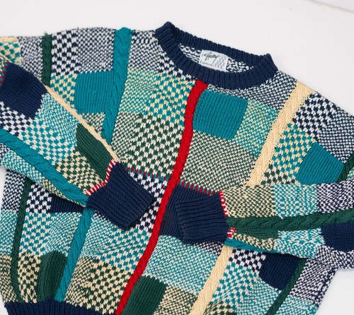 Vintage handknit sweater - handknit, mens