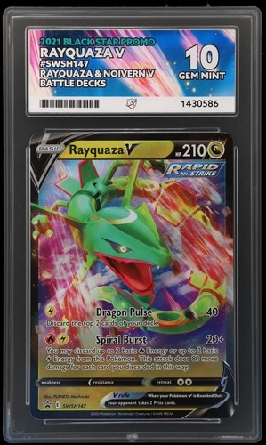 Rayquaza swsh147 black - rayquaza, v