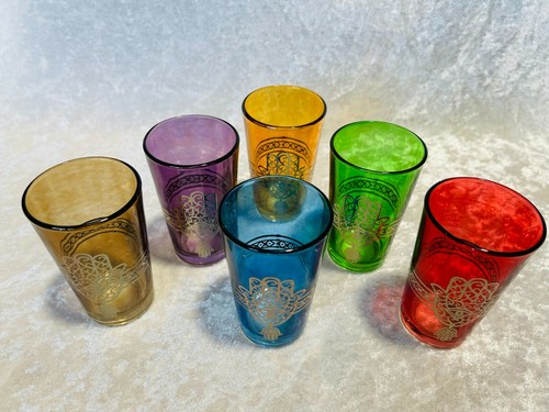 Moroccan tea glasses - moroccan,