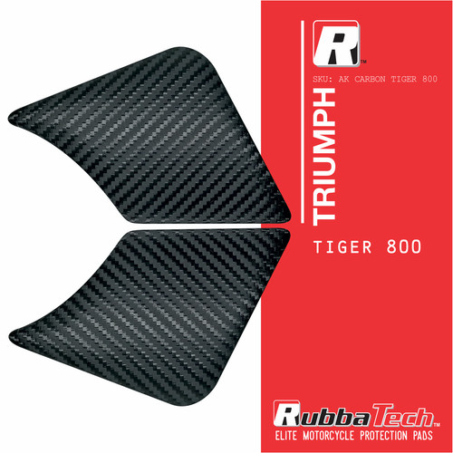 Rubbatech carbon tank knee - carbon,