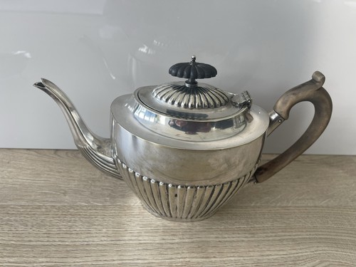Antique silver plated large - plated,