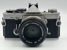 Olympus OM-2N 35mm SLR Film Camera Zuiko MC Auto-S 50mm f/1.8 Lens Non Working