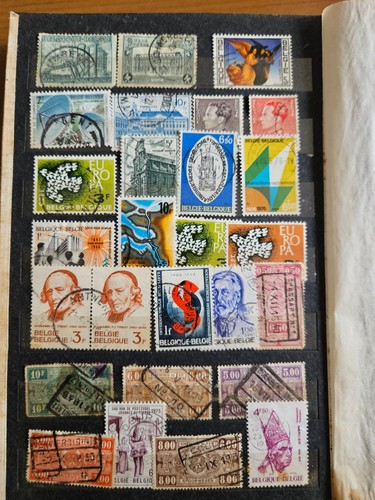 Belgium stamp collection a - collection, in