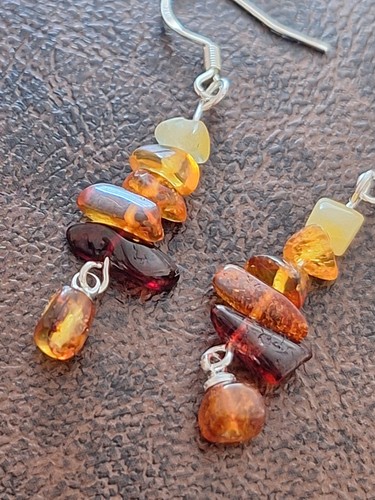 Multicoloured baltic amber - multicoloured,