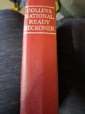 Collins National Ready Reckoner 1959 Edition Hardback Vintage Book