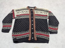 Vintage Cardigan Mens L Wool