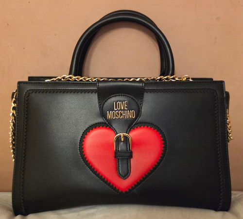 Love moschino faux leather - moschino,