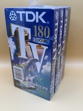 4 X VHS TDK 180 (3 Hours)