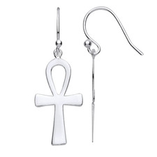 925 SOLID Silver Ankh Cross