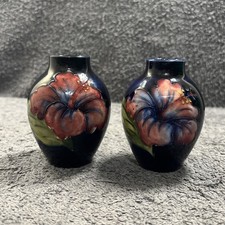Pair Vintage Moorcroft Pottery