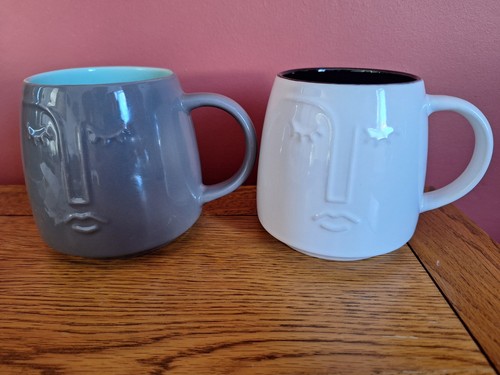 Pair large minimalist - pair, tea