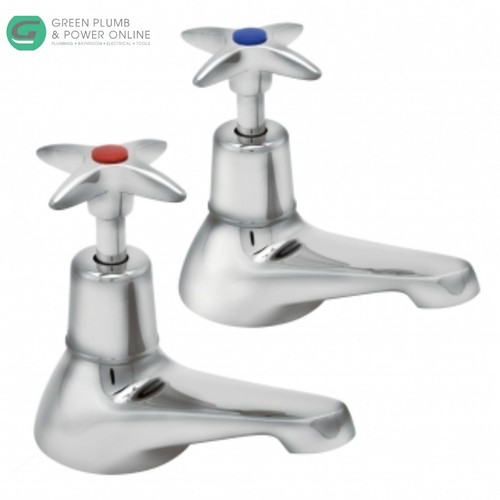 Deva cross head chrome bath - head,