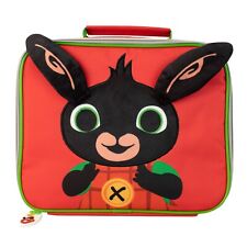 Childrens Bing Lunch Bag Kids Bunny Rabbit Lunchbox Picnic Accessories Orange