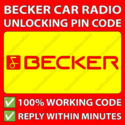 Becker car radio - car,